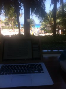 Artikkelskriving med utsikt.